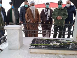 مزار شهدای روستای آتشگاه غبارروبی شد+عکس